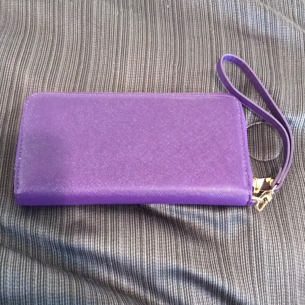 Purple RFID wallet